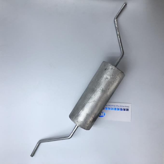 &Aacute;nodos modificados para requisitos particulares del magnesio alrededor de la barra para la protecci&oacute;n cat&oacute;dica