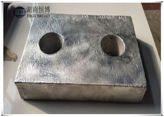 Porcelana Tipo de pernos Anodo de condensador de magnesio AZ63C Alto potencial para la estructura de acero antiincrustación proveedor