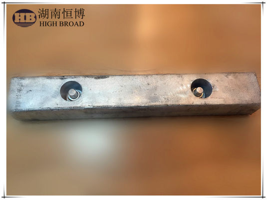 Porcelana Anodos de tanques de lastre de aluminio con aleaciones de aluminio de baja puridad y baja concentración de hierro proveedor