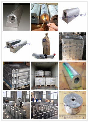 Porcelana AZ31 AZ63 HP H-1 Anodo sacrificial de magnesio ensamblajes de traje proveedor