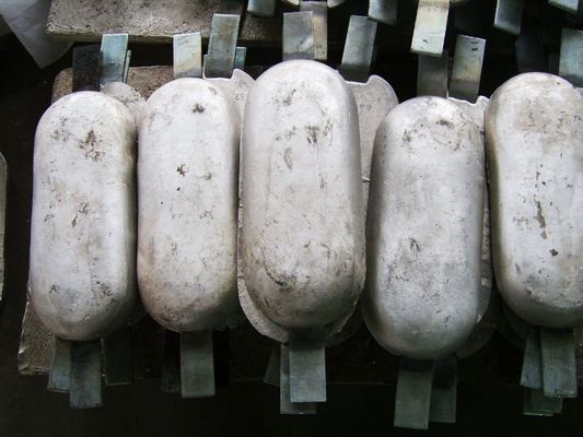 Porcelana Protección catódica de ánodos de magnesio AZ31D utilizada en la industria de control de corrosión proveedor