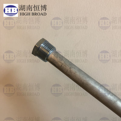 Porcelana Tanque de calentador de agua solar Anticorrosión Varilla de anodo de magnesio con enchufe hex NPT 3/4 " proveedor