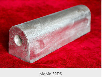 Porcelana Peso de anodo de aleaciones de magnesio de plata lisa para protección industrial proveedor