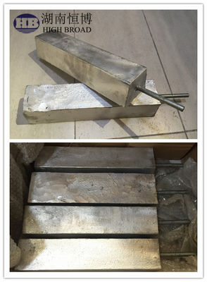 Porcelana Al Zn en aleación de anodo de aluminio utilizado en aguas salinas y salobres proveedor