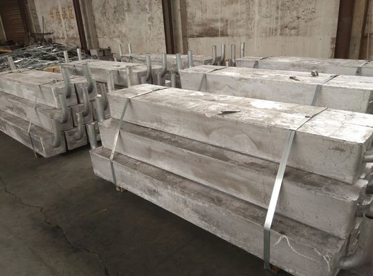 Porcelana Anodo de aluminio condensador Anodos de brazalete ASTM con Al químico proveedor