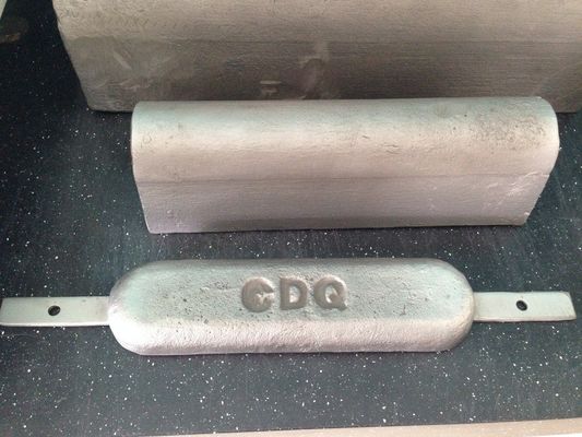 Porcelana Ánodo de zinc soldado para proyecto de sistema de protección catódica en Marina proveedor