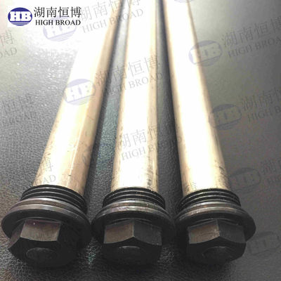Porcelana Tanques de almacenamiento con anodos de calentador de agua de magnesio o aluminio anti-corrosión / AZ31 / AZ61 / AZ91 / AZ63 / Alto potencial proveedor