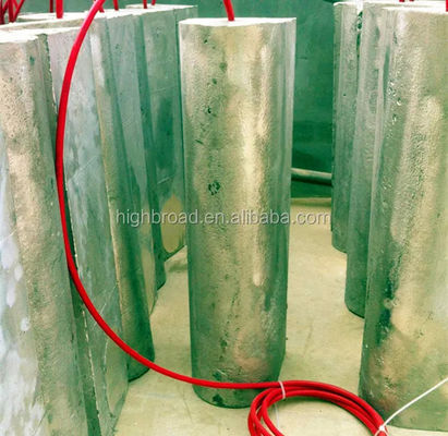 Porcelana Anodos de varilla resistentes a la corrosión Aleaciones de aluminio y zinc de magnesio para aplicaciones industriales proveedor