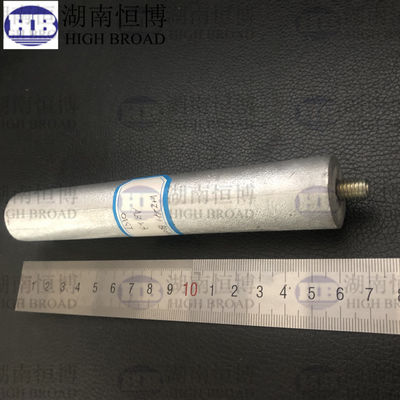 Porcelana Anodo de sacrificio de zinc estándar ASTM para la construcción subterránea de acero Anticorrosión catódica proveedor