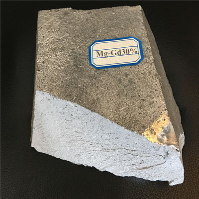 Porcelana MgGd30 Ingot de aleación maestra de magnesio, aleación maestra de magnesio y gadolinio proveedor
