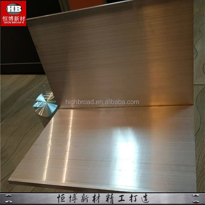Porcelana Calor específico 1040 Jkg-1k-1 placa de aleación de magnesio pulido para la industria proveedor