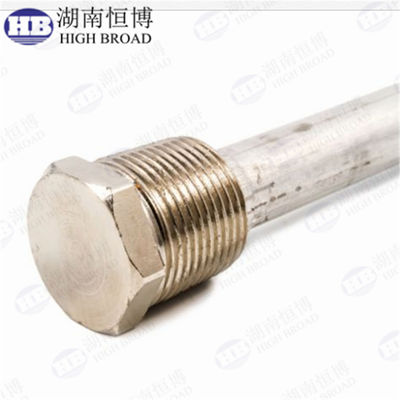 Porcelana Sistema de refrigeración del motor Calentador de agua Varilla de ánodo con enchufe NPT Para botes Yates Sistema de refrigeración del motor del buque proveedor