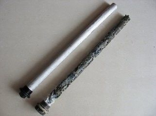 Porcelana AZ31 AZ63 Barras de anodo de aleación de magnesio para calentador de agua para tapas de acero galvanizado NPT BSPT 3/4" proveedor