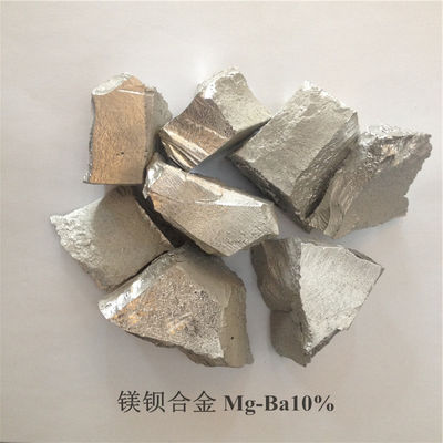 Porcelana MgBa10 Ingota de aleación maestra de aluminio de aleación de magnesio y bario para protección catódica proveedor