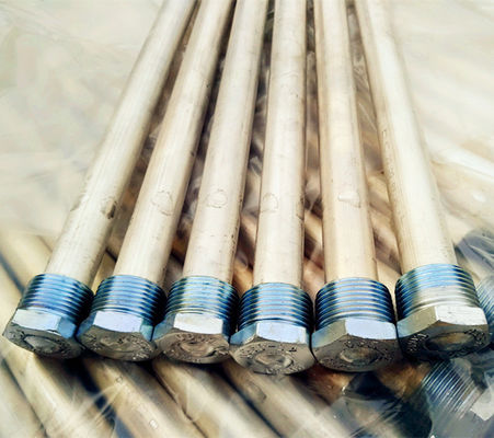 Barras de ánodo de magnesio extruido para calentadores de agua AZ31 y AZ63 servicio personalizado proveedor