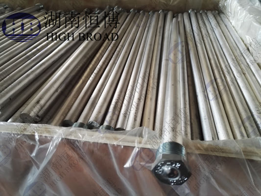 Varilla de ánodo de magnesio con longitud de 44 pulgadas y diámetro de 0,84 pulgadas proveedor