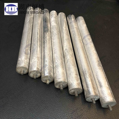 NPT 3/4" Plug de acero Magnesio Mg Mag Anodo de varilla de sacrificio para generador de calor AZ31 AZ61 Magnesio puro 99,9% proveedor