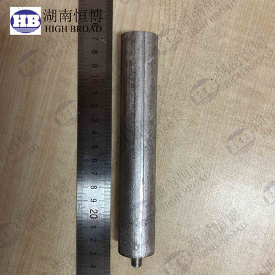 NPT 3/4" Plug de acero Magnesio Mg Mag Anodo de varilla de sacrificio para generador de calor AZ31 AZ61 Magnesio puro 99,9% proveedor