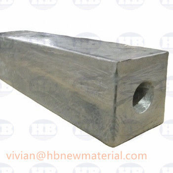 Anodos de aleación de magnesio personalizados para aplicaciones industriales tuberías de petróleo 7.7 kg 17 libras proveedor