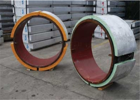 Anodo redondo de aluminio para tuberías submarinas, Anodos de brazalete de aluminio proveedor
