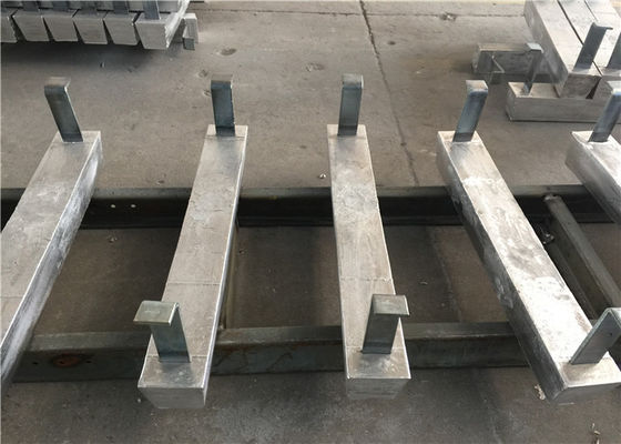 Anodo sacrificial de aluminio para pilares de embarcadero con contenido de aleación de Al-Zn-In proveedor