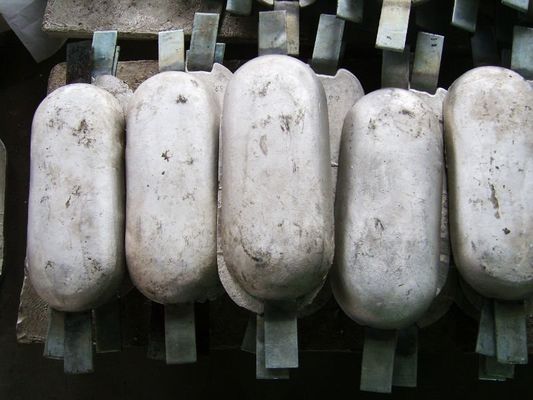 Ánodo de sacrificio del ánodo del casco del cinc de ASTM para el control de la corrosión proveedor