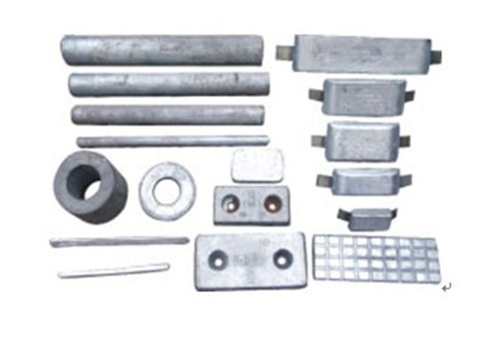 Anodo de zinc para barcos / Anodos de casco de barco de zinc estándar militar estadounidense proveedor