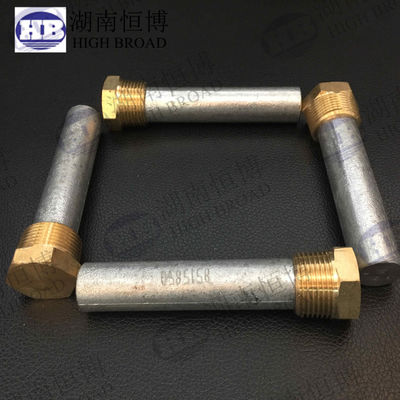 GM y Detroit Motor diesel barra de ánodo de zinc con tapa de bronce, forma de barra proveedor