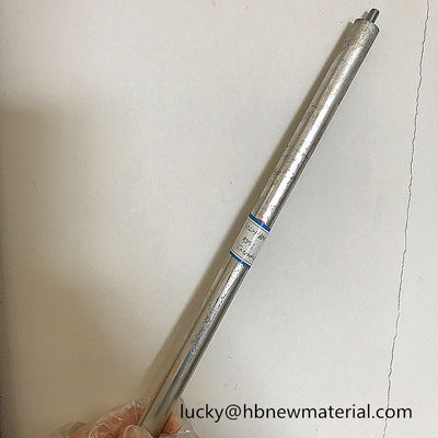 AZ63 fundido o AZ31 extrudido Varilla de ánodo de magnesio para la protección catódica del calentador de agua proveedor