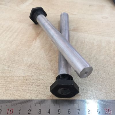 Ánodo Rod del calentador de agua de ASTM B418-95, ánodos completos del cinc del motor del molde del cruzado proveedor