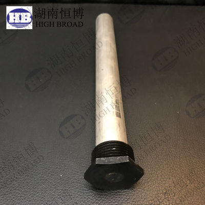 cAST AZ31 Varillas de ánodo de magnesio para calentadores de agua caliente M6 20x250 proveedor