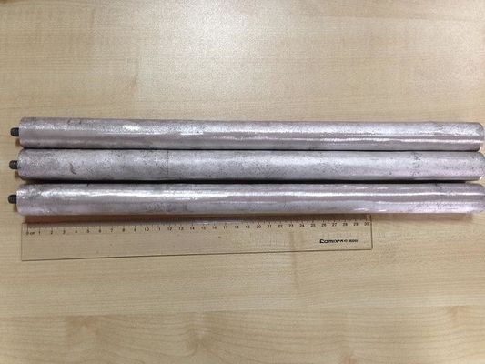 26 mm de diámetro 1 pulgada Magnesio barras de ánodo para la protección contra la corrosión de los tanques de acero az31 az63 grados proveedor