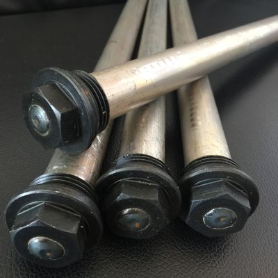 Aluminio / Zinc / Magnesio Calentador de agua Varilla de ánodo para tanques eléctricos / solares aleaciones MgAlZn proveedor