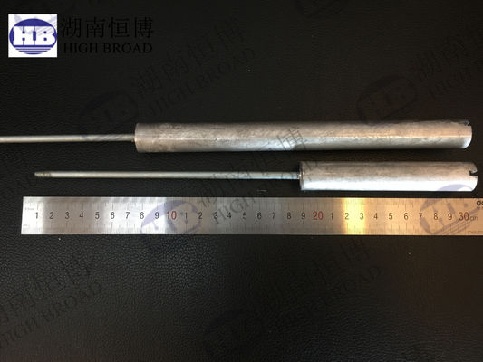 Zinc Aluminio AZ63 AZ31 Magnesio Varillas de ánodo 9mm-26mm Diámetro resistente a la corrosión maleable proveedor