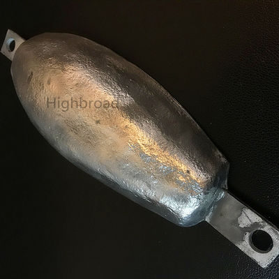 Ánodo marino ASTM de protección catódica de aluminio o zinc proveedor