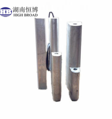 Anodo de sacrificio de aluminio y magnesio potencial estándar para remolcadores de barcazas proveedor