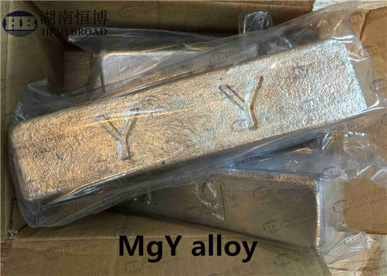 Lingote de aleación maestra de magnesio para aviación, industria marina, lingote de aleación de magnesio e itrio MgY30% proveedor