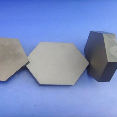 Tejas cerámicas hexagonales a prueba de balas de color negro, tejas blindadas de carburo de silicio SIC proveedor