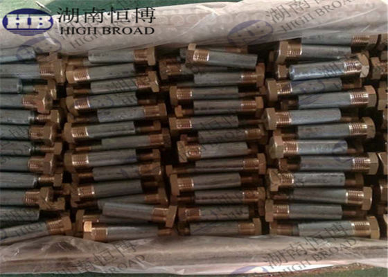 Ánodo Rod ASTM B418-95 del calentador de agua del lápiz del cinc del molde inhibidor de la corrosión proveedor