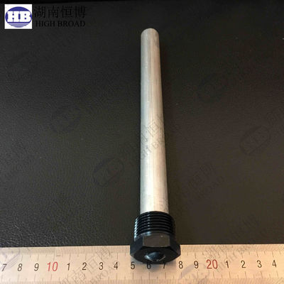 Rod anodo de calentador de agua de magnesio extrudido para calentador de agua inteligente con cabeza de acero hexagonal proveedor