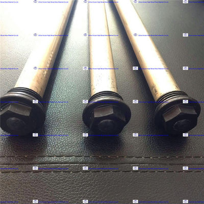 Ánodo de sacrificio de barra de varilla de metal de magnesio extruido para calentadores de agua y tanques proveedor