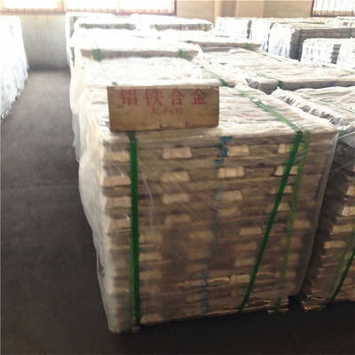 Forma de lingotes de alta pureza de aleación maestra de aluminio AlTi AlCu AlV AlSr AlZr proveedor