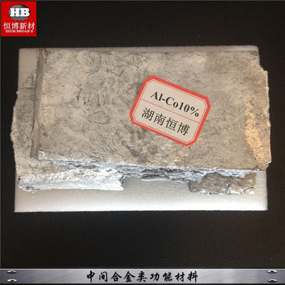 AlCo Aluminio Cobalto Master Alloy Ingot AlCo10 AlCo20 Para fundiciones de metales de aluminio proveedor
