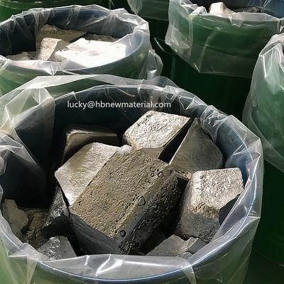 Ingotas de aleación maestra de magnesio y bario MgBa10 para refinadoras de granos proveedor