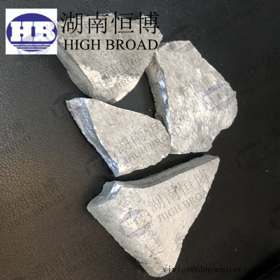 Zinc Manganeso ZnMn10% aleación maestra añadir en el horno de aluminio / zinc para mejorar las propiedades de la aleación proveedor