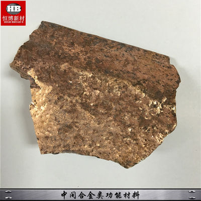 CuTe10% telurio de cobre para aplicaciones de refinación de granos TeCu proveedor
